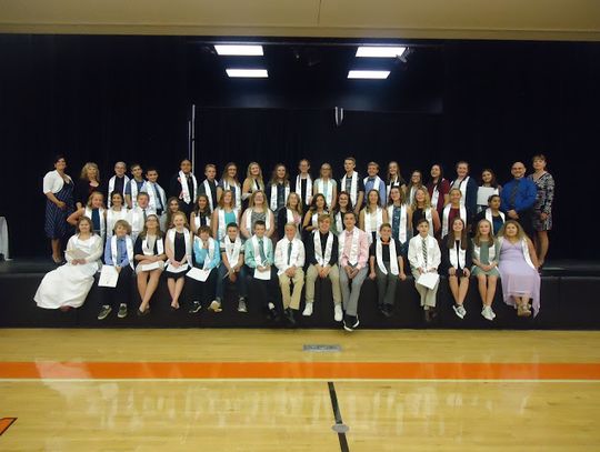 2017 Silverland Chapter of National Junior Honor Society Induction and Pinning Ceremony