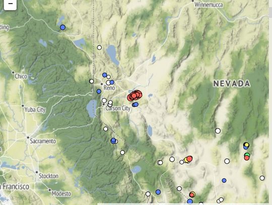 5.5 Magnitude Earthquake Shakes Fallon, Silver Springs, and Surrounding Counties