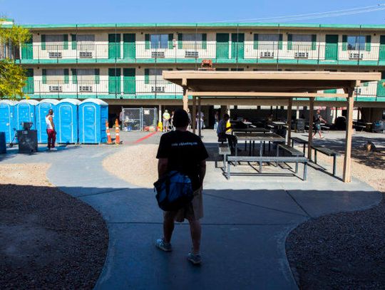 Activists push for removing asset limits on welfare programs, which top administrator says has no non-political purpose