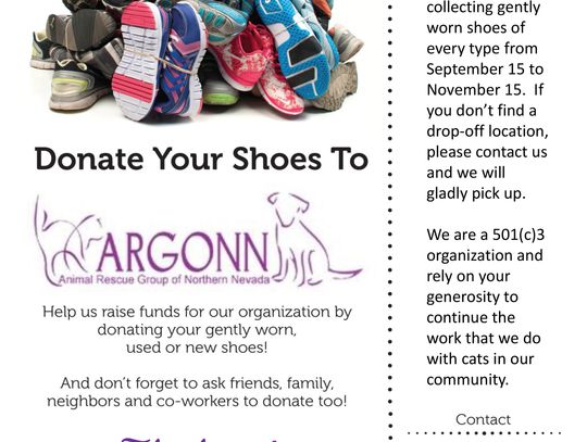 ARGONN launches shoe drive fundraiser to raise money for spaying and neutering cats