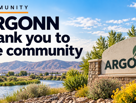 ARGONN thank you to the community