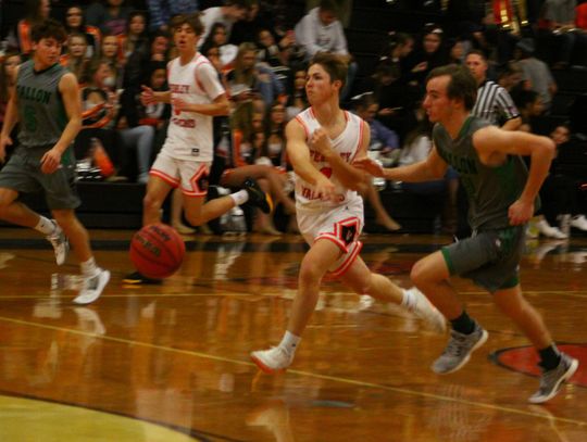 Boys basketball: Shorthanded Vaqueros can’t keep up with Fallon