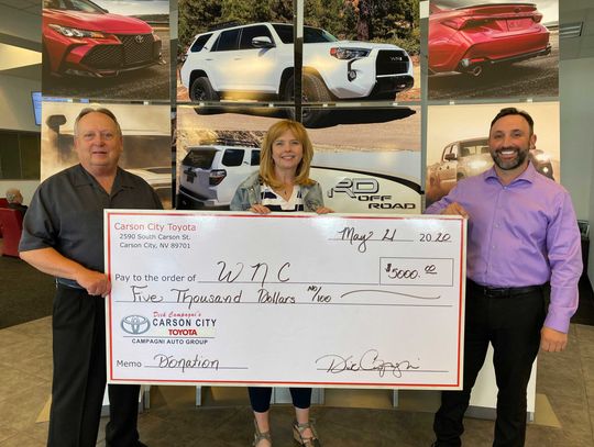 Campagni Auto Group donates $5,000 to help students attend WNC in the fall