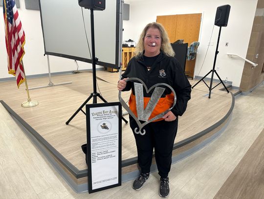 Chapin presented with Vaquero Hart Award at Booster Club banquet