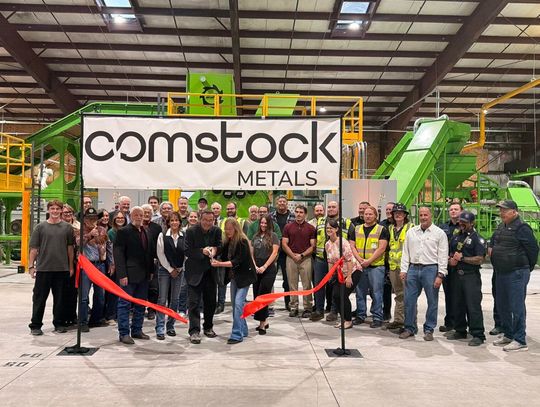 Comstock celebrates solar-panel recycling plant in Silver Springs