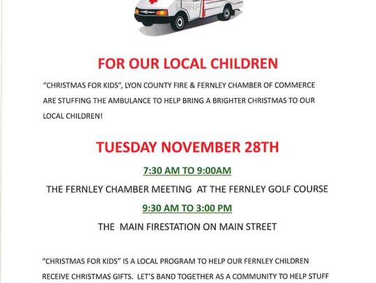 Donations accepted tomorrow for “Stuff the Ambulance”