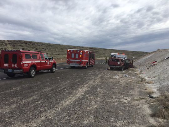 Driver seriously injured in single vehicle crash south of Fernley