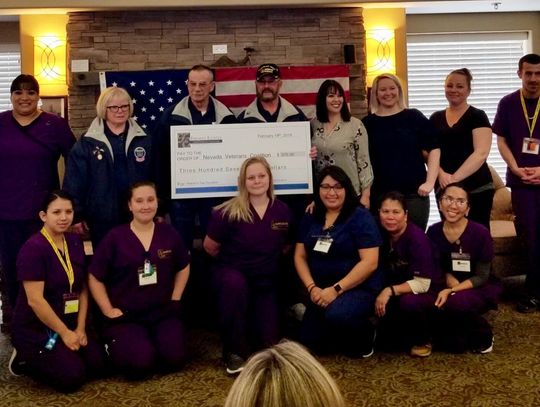 Fernley Estates Senior Living donates portion of move-in fees to local veterans’ organization