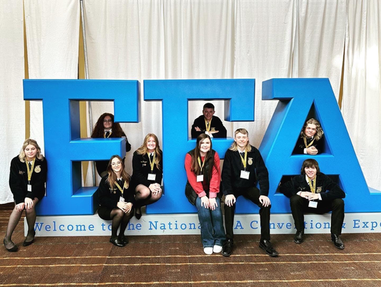 Fernley FFA livestock evaluation team competes at National convention