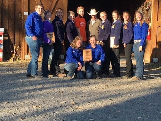 Fernley FFA Livestock Evaluation Team wins two awards