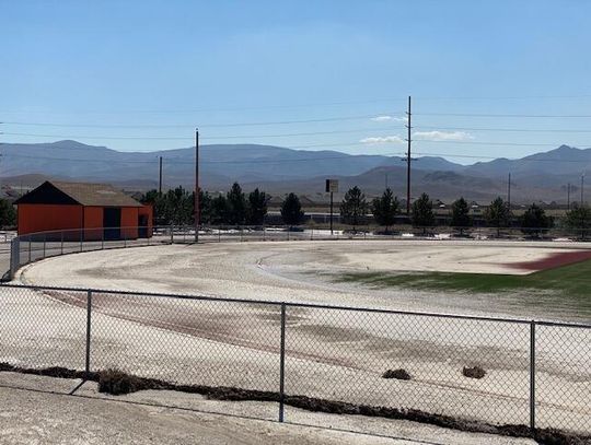 Fernley football field, track severely damaged by flooding
