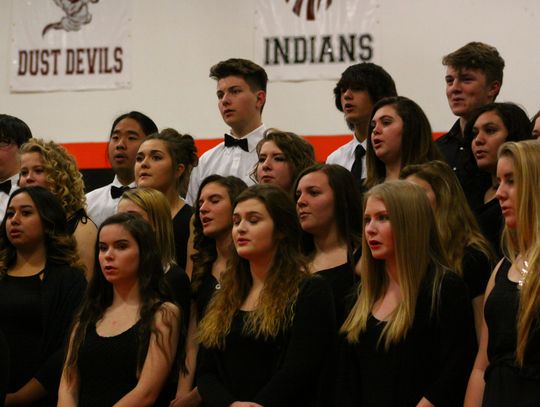 Fernley High School Band and Choir Holiday Concert, Dec. 14