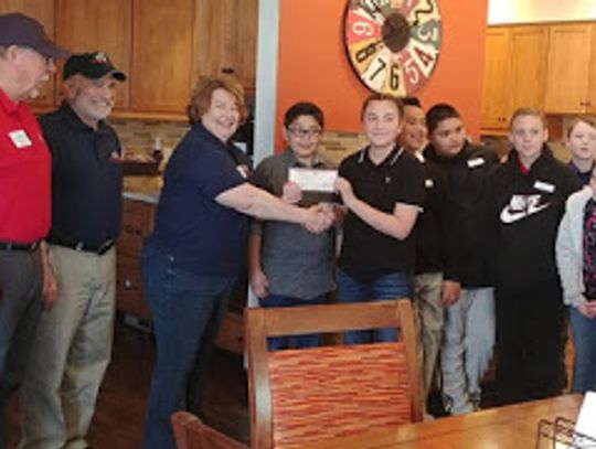 Fernley Intermediate students fulfill pledge to Veterans Guest House Representatives