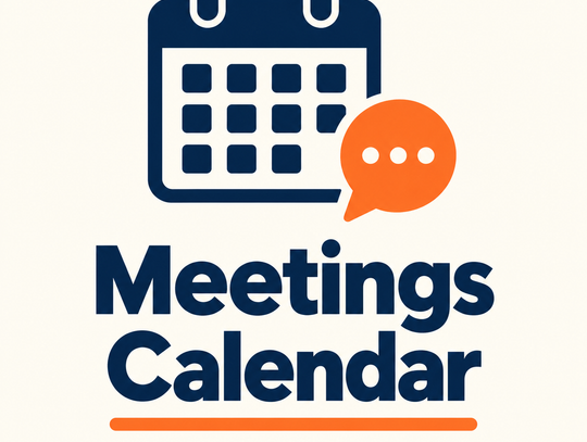 Meetings Calendar graphic