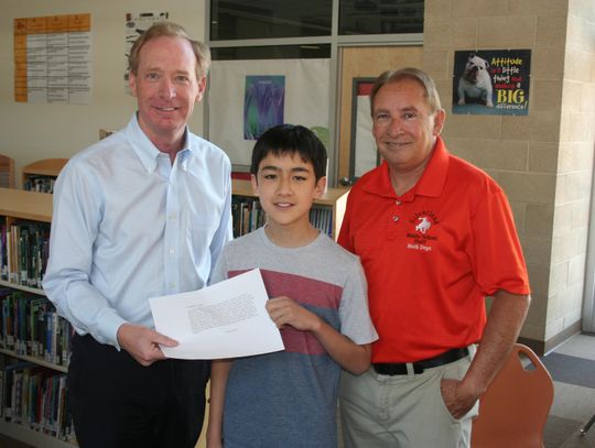 Fernley student’s letter nets surprise