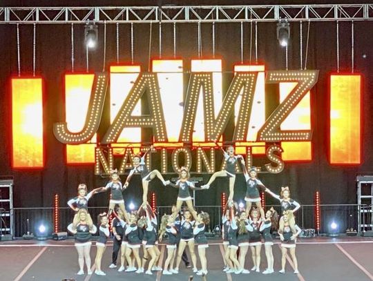 Fernley varsity cheerleaders 'Go Higher, Together' at national competition