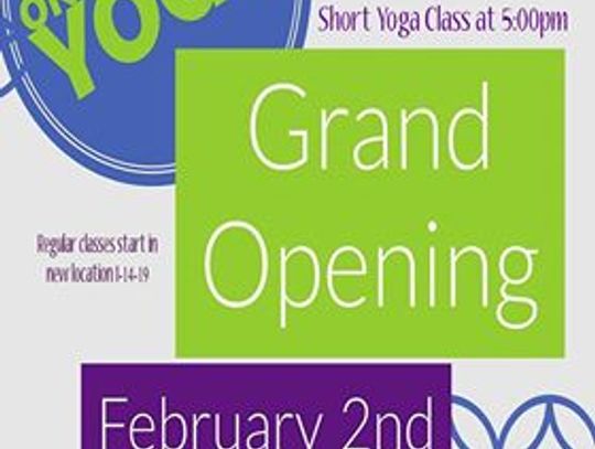 Fernley yoga studio announcing new location with Grand Opening