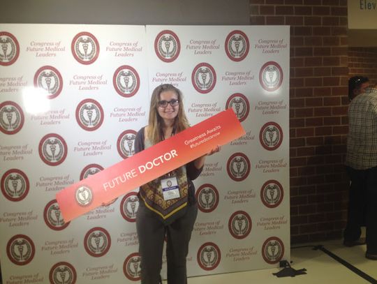 FHS student travels to Boston and receives Certificate of Recognition from Gov. Sandoval