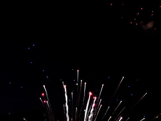 Fireworks malfunction ignites brush fires
