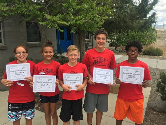 FIS 6th grade track teams win Sagebrush League