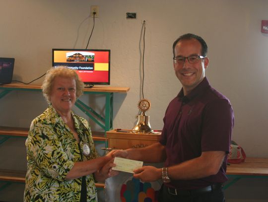 Fortifiber donates $5,000 to Rotary Food Backpack Program