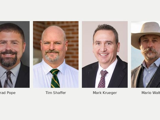Brad Pope, Tim Shaffer, Mark Krueger and Mario Walther, from left.