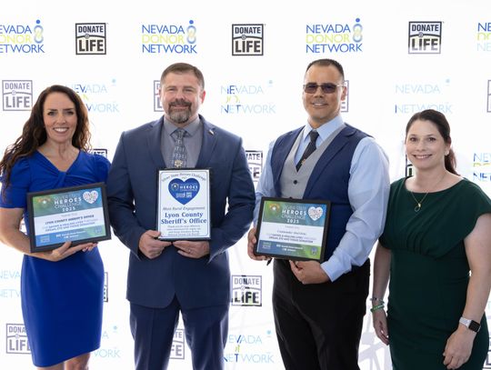 LCSO Recognized by Nevada Donor Network