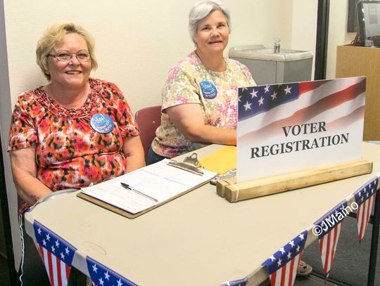Library hosts voter registration