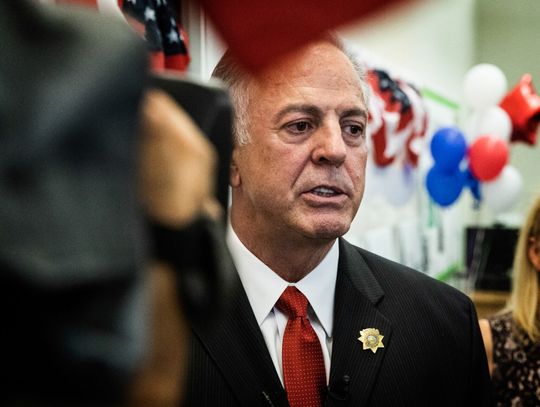 Lombardo files lawsuit challenging ethics commission fine, censure over use of badge