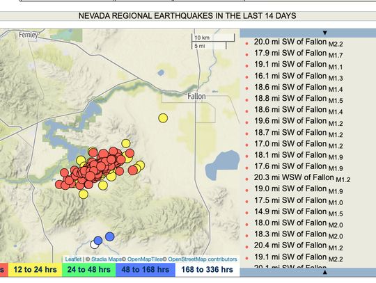 Lyon County assessing infrastructure after earthquake near Silver Springs