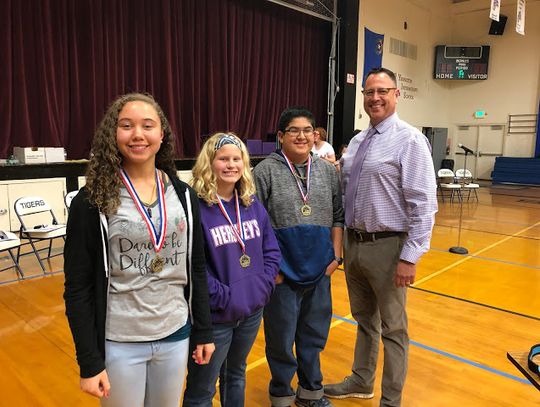 Lyon County School District spelling bee winners