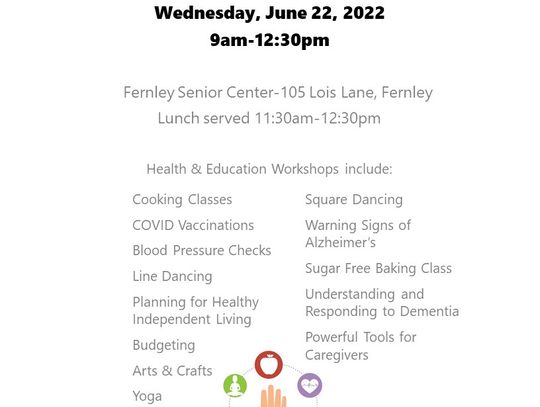 Lyon County Senior Center Active Living Health Fair