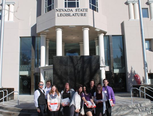 Lyon County Stand Tall students visit Legislature