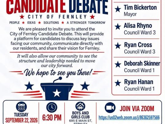 Mayor, City Council Ward 1 and Ward 3 candidates to debate Tuesday night