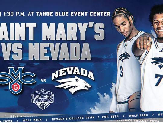 Nevada set to face Saint Mary's Gaels at inaugural Caesars Lake Tahoe Classic