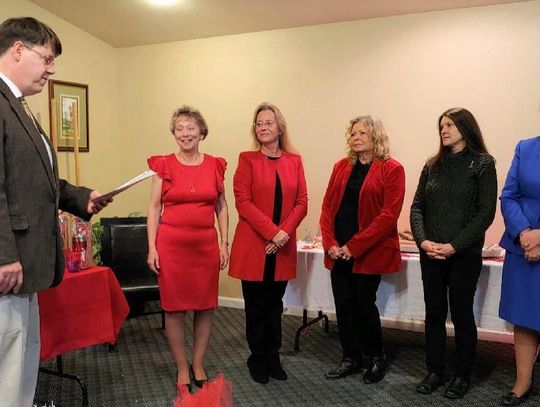 New FRW officers sworn in at club's Christmas/Installation Dinner Dec. 17