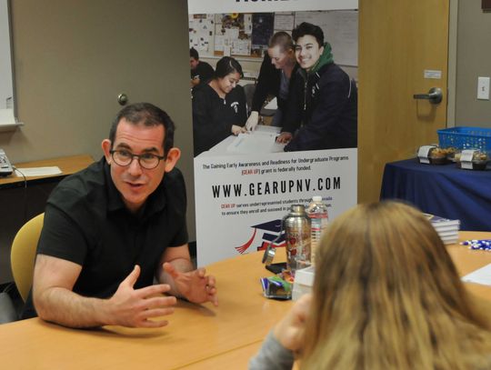 New York Times bestselling author visits WNC GEAR UP students