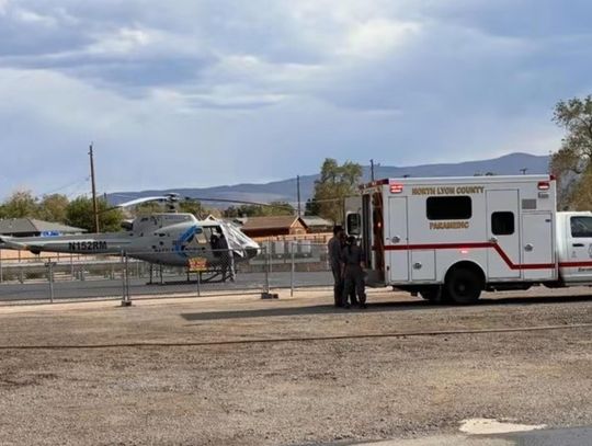 North Lyon Fire, Battle Born Medevac establish medical helicopter base in Fernley