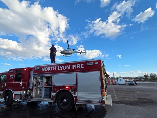 North Lyon Fire increasingly relying on air transport during peak traffic hours