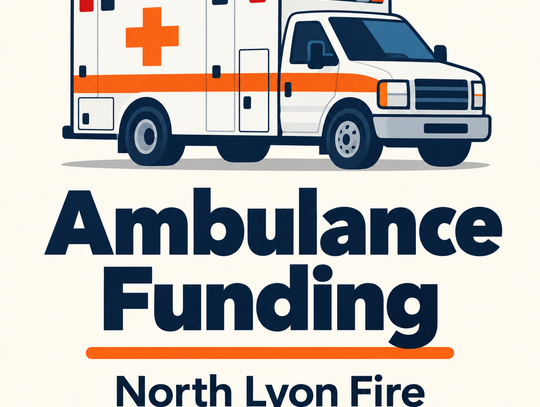 North Lyon Fire ambulance funding graphic