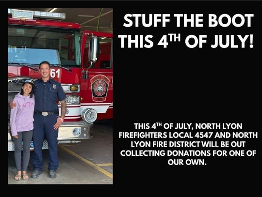 North Lyon firefighters raising money for family member with cancer