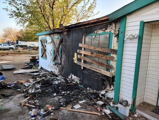 One displaced after fire on Villa Way