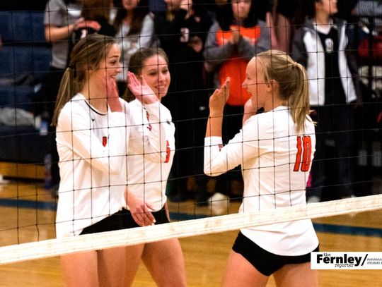 Photos: Fernley volleyball at Lowry, Sept. 18