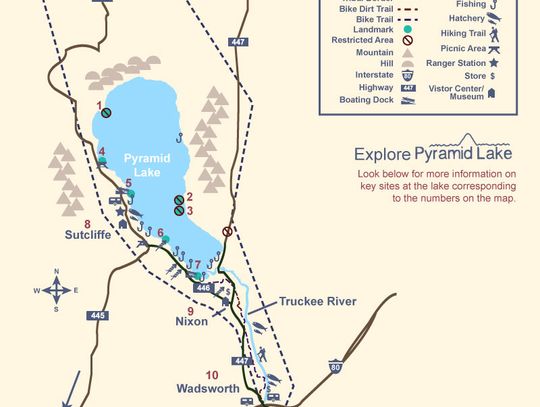 Pyramid Lake Fire Department to issue alerts in case of flooding