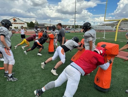 Q &amp; A at Eastern Oregon University football camp at Fernley High School