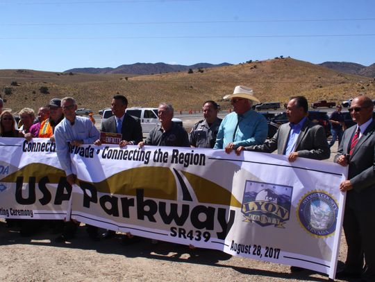 Ribbon cutting ceremony celebrates pending opening of USA Parkway