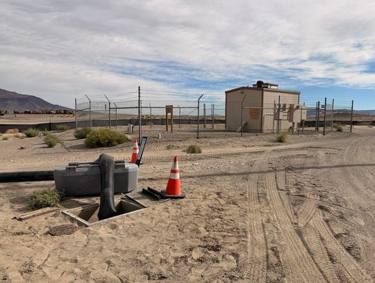 Sewage spill near City of Fernley Municipal Well 9