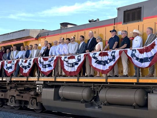 Silver spike marks new era for Victory Logistics District