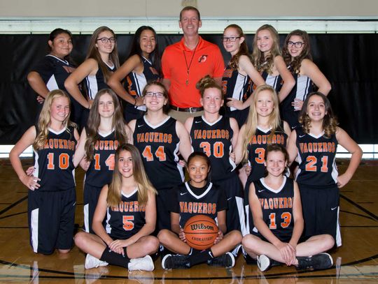 Silverland 8th grade girls finish season 13-1