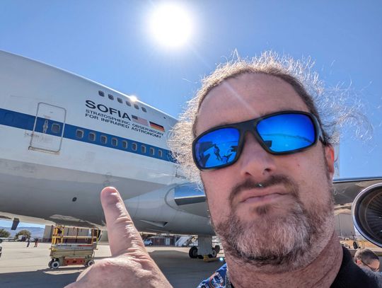 SOFIA aircraft experience overwhelms WNC professor
